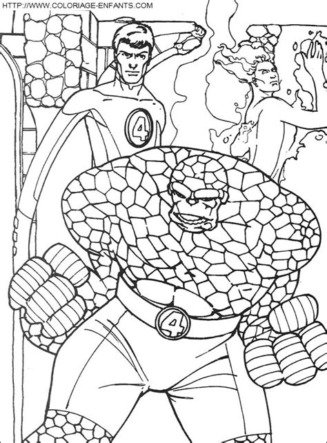 The Fantastic 4 Coloring To Print