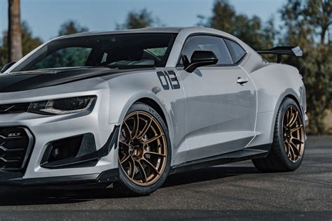 Chevrolet 6th Gen Camaro ZL1 1LE with 19" SM-10RS in Satin Bronze on ...