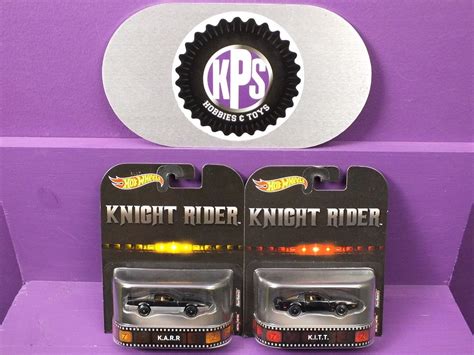 Hot Wheels Retro Knight Rider K I T T And K A R R