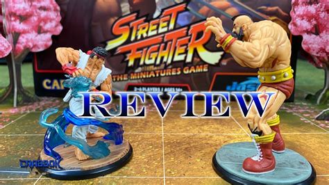 Street Fighter The Miniatures Game Review Youtube