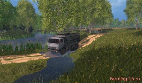 Русская карта Белые Росы для Farming Simulator 2015