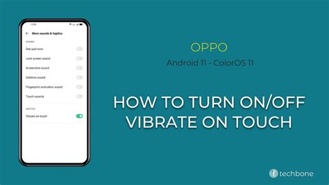 How To Turn On Off Vibrate On Touch Oppo Android 11 ColorOS 11