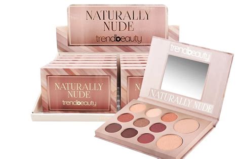 Trendbeauty Eyeshadow Color Highlighter Palette Naturally Nude Display Tbe A Wholesale