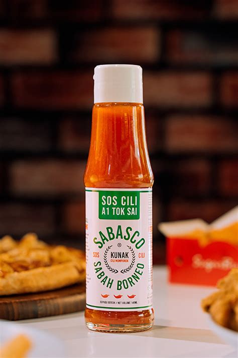 Sabasco Sabah Chilli Sauce A1 Tok Sai 140ml