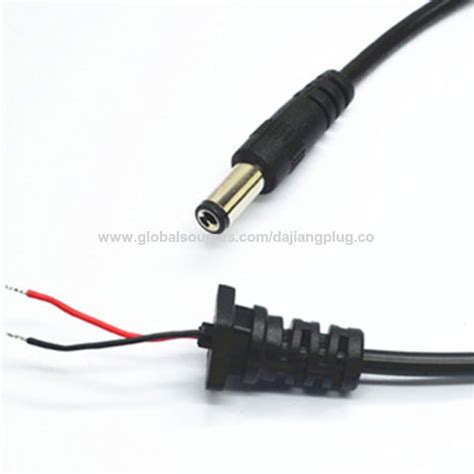 5.5mm Male DC Power Cords DC Male Plug Power Cable with Strain Relief ...