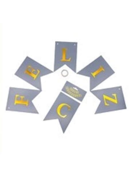 BANDERIN NUDE FELIZ CUMPLEAÑOS AZUL x1