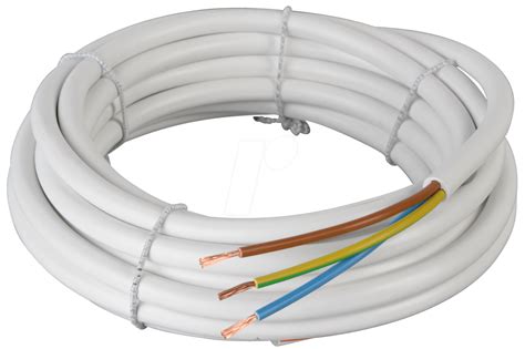 H05VV F315W 100M: Flexible cable, 3 x 1.5 mm², white, 100-m coil at ...