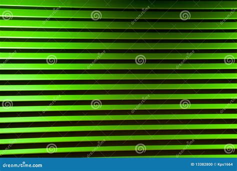 Anodized Green Louvers Stock Photo Image Of Black Decoration 13382800