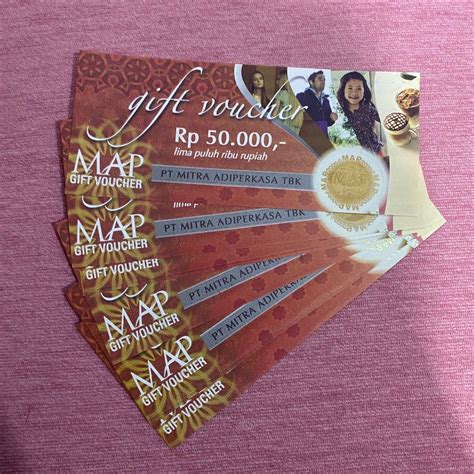 T Voucher Map Tiket And Voucher Kartu Hadiah And Voucher Di Carousell