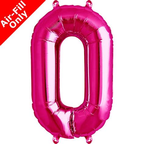 Hot Pink Number 7 Balloon Pink Number Seven Balloon Pink Etsy