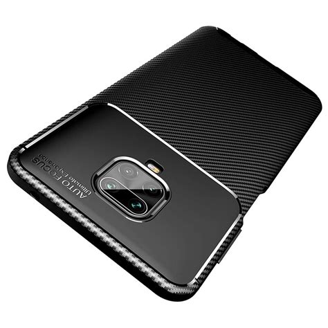 Husa Xiaomi Redmi Note 9 Pro Carbon Fiber Skin Negru Catmobile