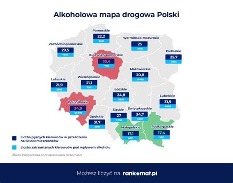 Alkoholowa Mapa Polski Wiemy Gdzie Je Dzi Najwi Cej Pijanych