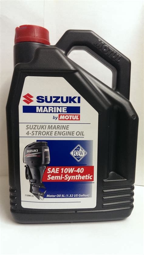 Suzuki Marine 4 Stroke Engine Oil 10W40 5L - Dale Sailing