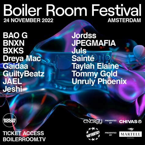 Boiler Room Announce Dates Line Ups For Their Flagship Festival