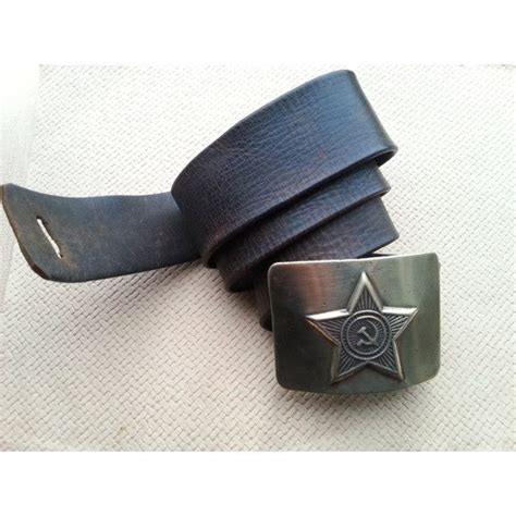 Soviet Army Belt Soviet vintage Army belt Made in USSR in 1973 ($17 ...