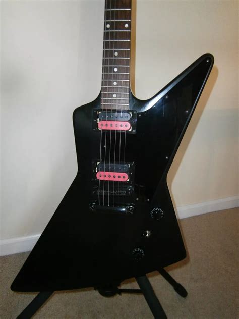 Gibson Explorer 76 All Black 2001 Ebony Guitar For Sale 45 Off