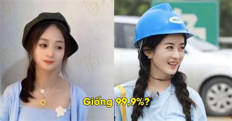 Sau Băng Nghiên xuất hiện hot girl Douyin giống Lệ Dĩnh tới 99