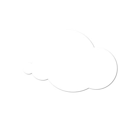 Nube Blanca Con Sombra PNG Nube Nube De Vector Arte De Nubes PNG Y