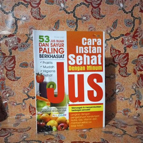 Jual Buku Kesehatan Cara Instan Sehat Dengan Minum Jus Jus Buah