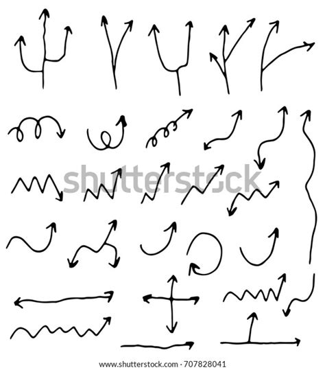 Arrow Marker Set Stock Vector (Royalty Free) 707828041 | Shutterstock