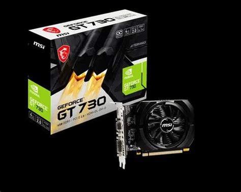 MSI NVIDIA GeForce GT 730GT 4GB DDR3 Graphic Card (N730-4GD3V2) at best ...