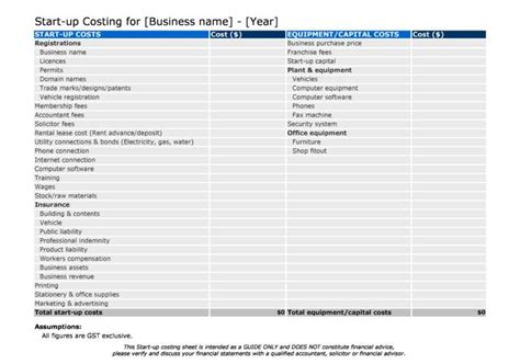 50 Best Startup Budget Templates (Free Download) ᐅ TemplateLab