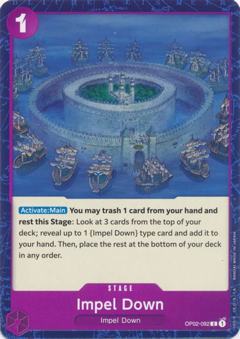 Impel Down One Piece Tcg 2022