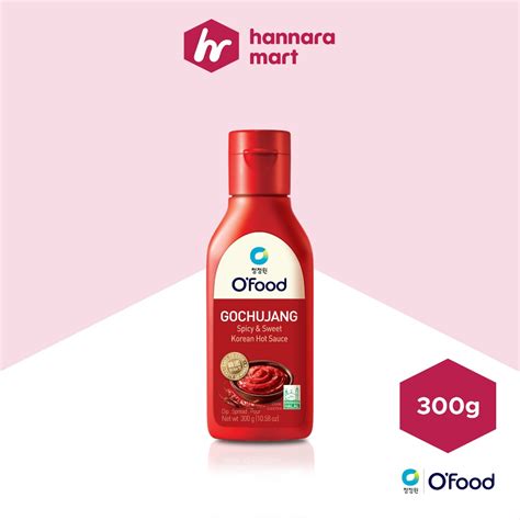 OFOOD Gochujang Korean Hot Sauce 300g Hannara Mart Shopee Philippines