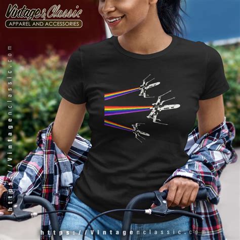 Star Wars X Wing Starfighter Lgbt Pride Gay Rainbow Shirt Vintagenclassic Tee