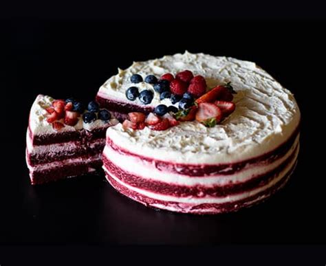 Naked Red Velvet Cake Sydney Cbd Cakes Sponge Cakes Sydney