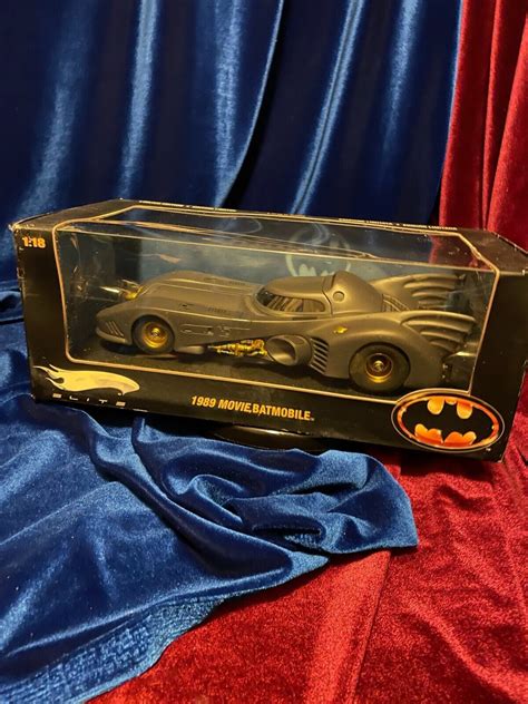 Batmobile Batman Hot Wheels Elite Michael Keaton Tim Burton Movie Rare