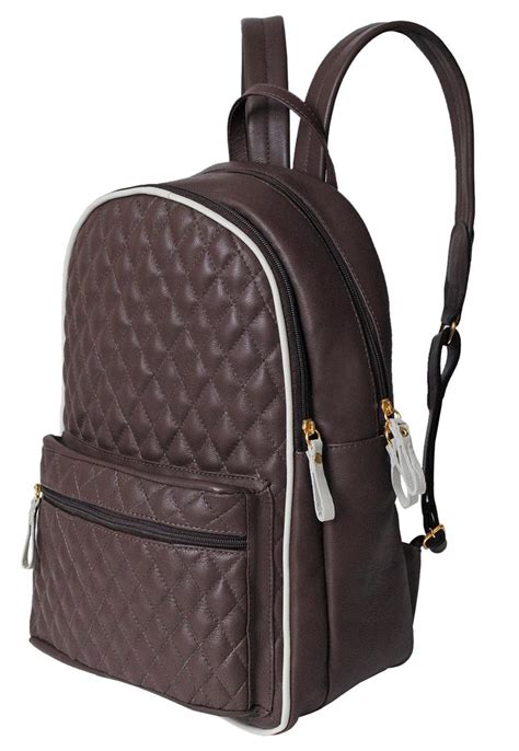 Mochila Feminina Jef Bolsas Couro Matelassê Executiva Leve Jef Pastas Mochilas Magazine Luiza