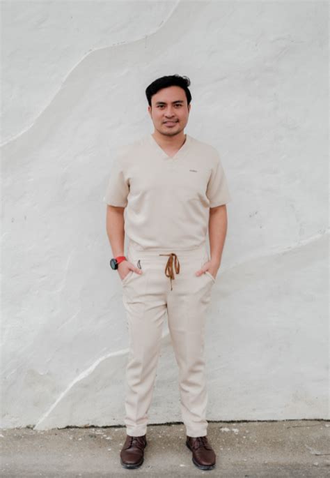 Flexx Core Scrub Set Men Nude Brown Mediflexx