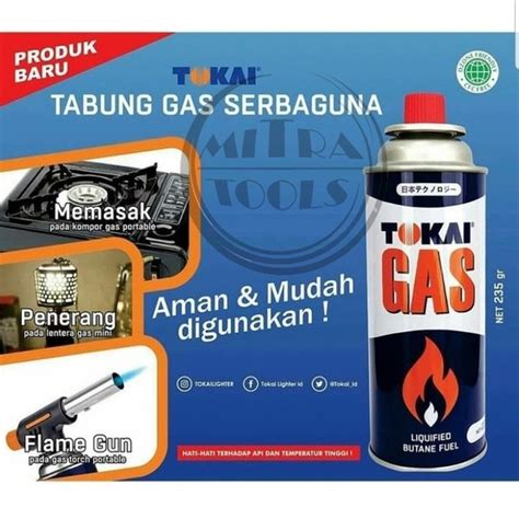 Jual Tabung Gas Kaleng Tokai Gram Tabung Gas Portable Di Lapak