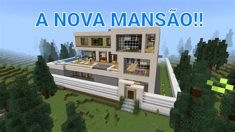 A Minha Nova Mansão Foi Construída No Minecraft Youtube