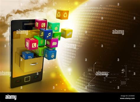 Application Icon Concept Stock Photo Alamy