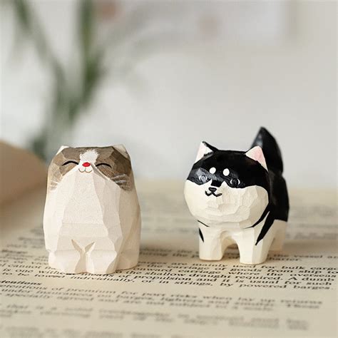 Handmade wooden animals