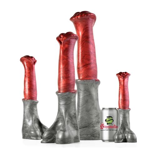 Flared Dildo Sinnovator 4 Sizes Platinum Silicone Etsy Australia