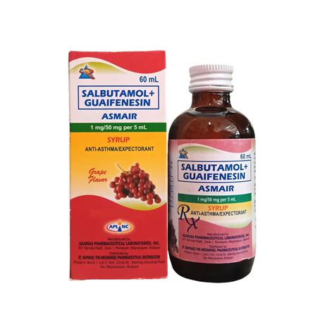 Salbutamol Guaifenesin Syrup Ml Iloilo Supermart Online Aton