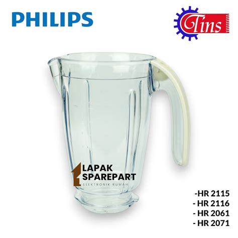 Jual Gelas Jus Blender Philips Hr 2115 HR 2116 HR 2061 HR 2071 Plastik