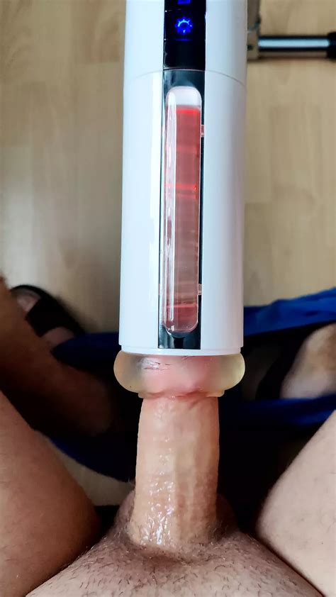 Vibrating Selfsucking Fleshlight Pussy Mounted On Hismith Fucking Machine I Nearly Get A