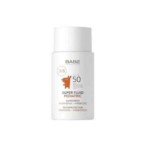 BABE apsauginė veido emulsija vaikams SUPER FLUID PEDIATRIC SPF