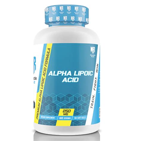 Muscle Rulz Alpha Lipoic Acid 250mg - 60 softgel | Альфа-липоевая ...