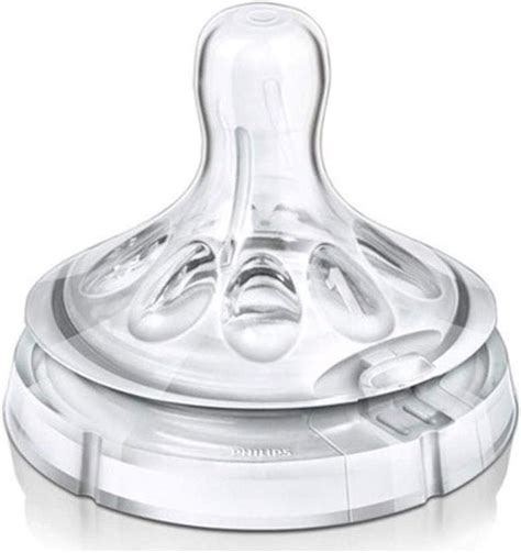 Philips Avent SCF041/27 Натуральная соска для бутылочек, 0 мес+, 2 шт ...