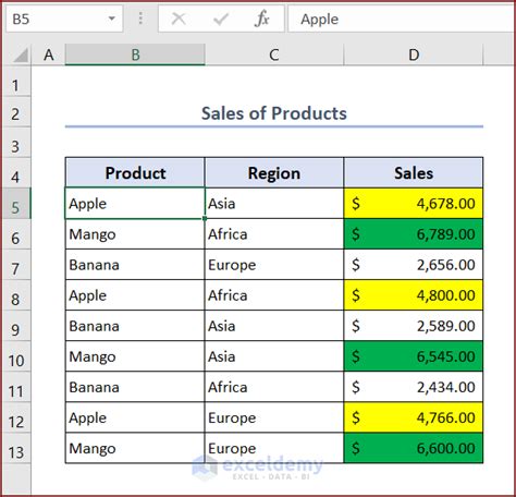 How To Use Excel Sumif Function Based On Cell Color