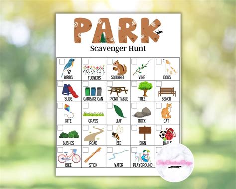 Scavenger Hunt Park City Level 1 Answers 10