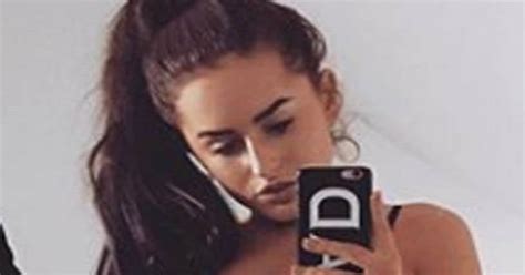 Love Island S Amber Davies Squeezes Assets Into Skintight Leather Lingerie Daily Star