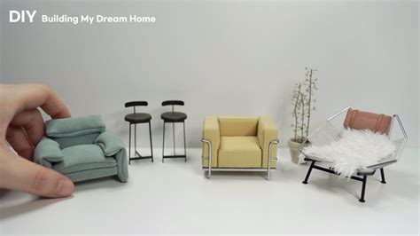 DIY Miniature Furniture Crafting🛋️ Make My Dream House - YouTube