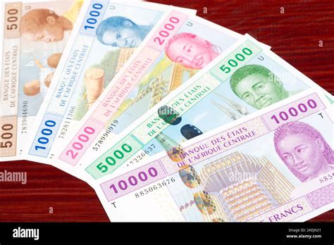Central African States money - franc a business background Stock Photo ...
