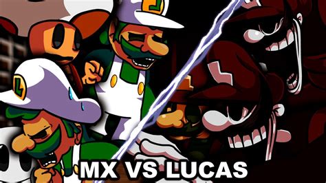 Powerdown And Demise Lucas Vs Mx Mario Madness V2 Fnf Good And Bad